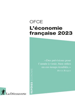 cover image of L'économie française 2023